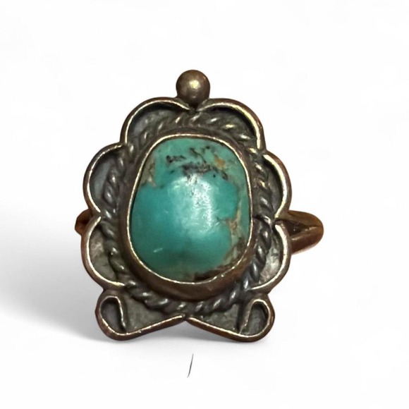 Jewelry - Vintage Sterling Silver and Turquoise Ring